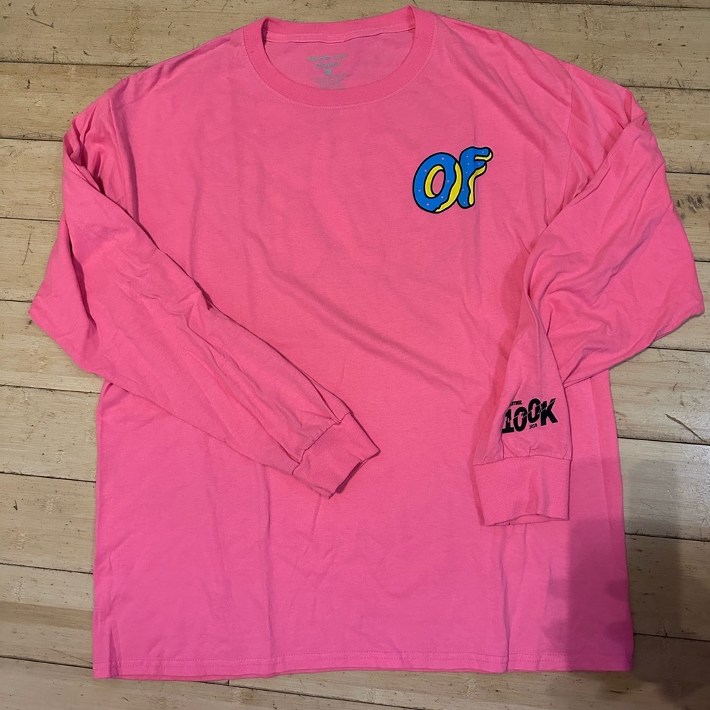 Odd Future Pink Long Sleeve Tee x Zumiez